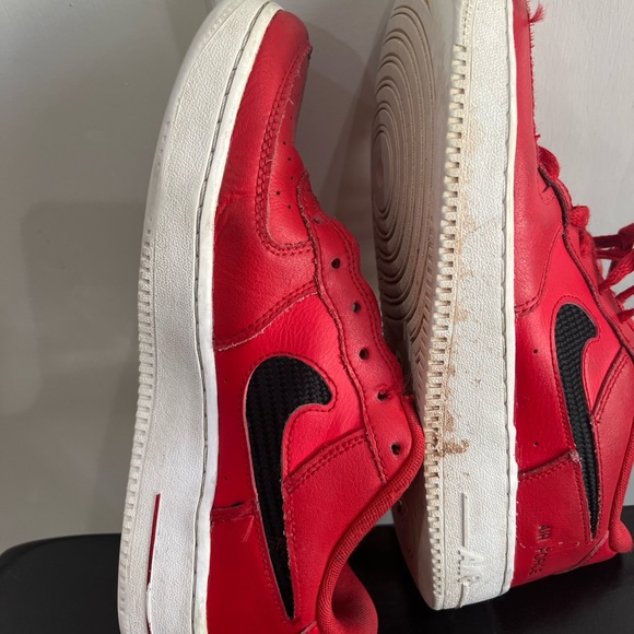 Nike Air Force 1 Red size 7Y - Picture 6 of 11